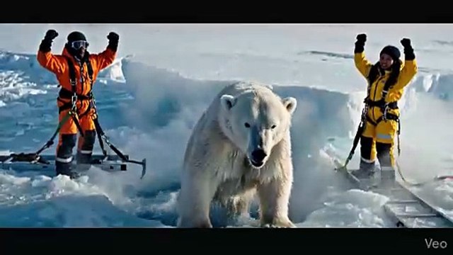 Brave Team Rescues Polar Bear Trapped in Ice 🐻‍❄️❄️ Frozen Polar Bear Saved Just in Time! | Emotional Rescue