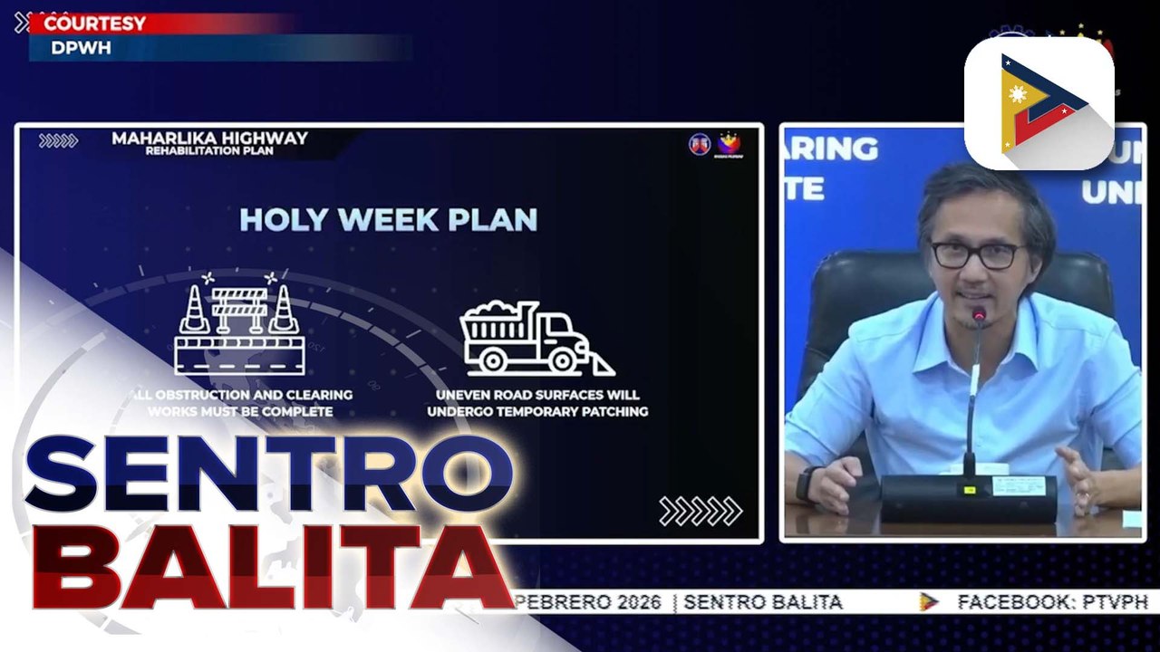 Maharlika Highway, lilinisin sa mga sagabal at mga lubak bago mag-Holy Week ayon kay DPWH Sec. Dizon; mga malalaking kontraktor, kukunin para sa long-term rehabilitation