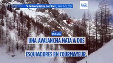 Una avalancha mata a 3 esquiadores en el Mont Blanc italiano