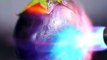 Powerful Lighter DESTROYS Egg Plant? #viralshorts  #experiment  #satisfying