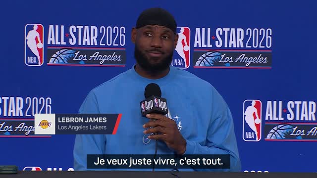 Lakers -  La réponse énigmatique de LeBron à une question sur sa retraite : "Je veux juste vivre"