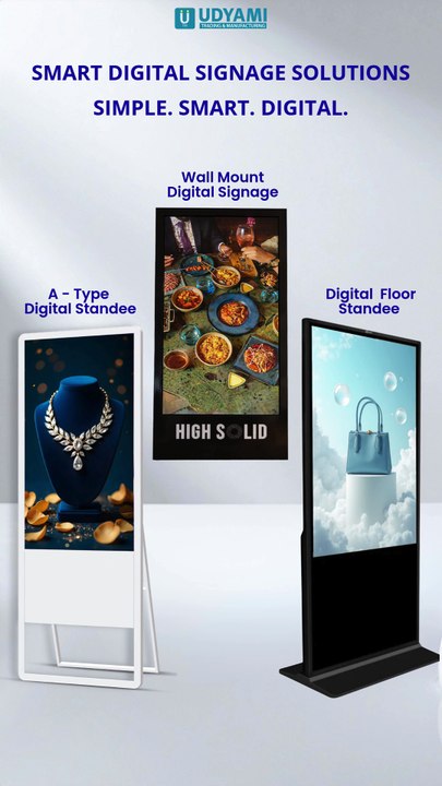 Top Digital Signage Standee Dealer in Indore Madhya Pradesh | Udyami Trading & Manufacturing