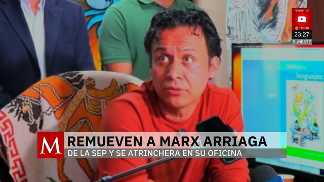 Marx Arriaga es destituido y genera tensión en la Secretaría de Educación Pública