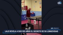Lalo revela a sus 103 años el secreto de su longevidad