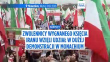 Setki tysięcy ludzi zebrało się w Monachium, domagając się zmiany reżimu w Iranie
