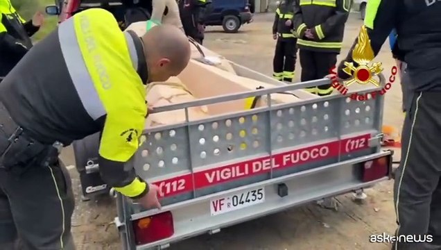 Niscemi, recuperata la croce caduta dopo la frana