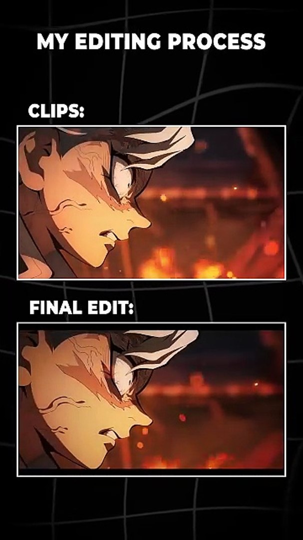 ⁣My Editing Process Demon Slayer Edit