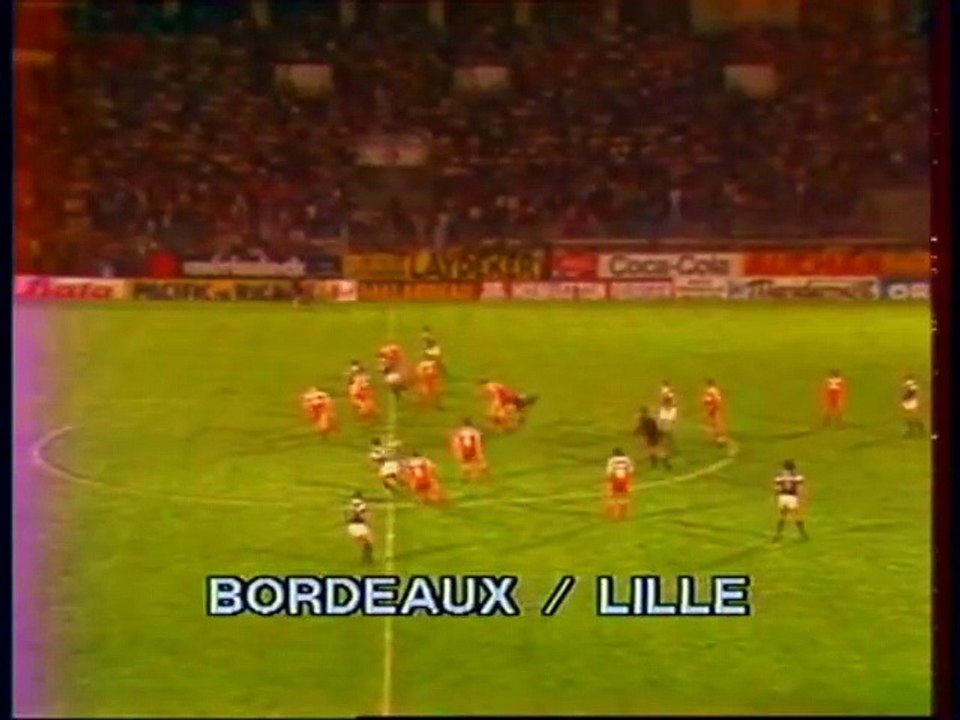 BORDEAUX - LILLE - 1984 - SAISON 1984/1985 -