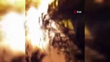 Çanakkale\'de Gece Yarısı Dehşeti: Alev Topuna Dönen Araç Bomba Gibi Patladı!