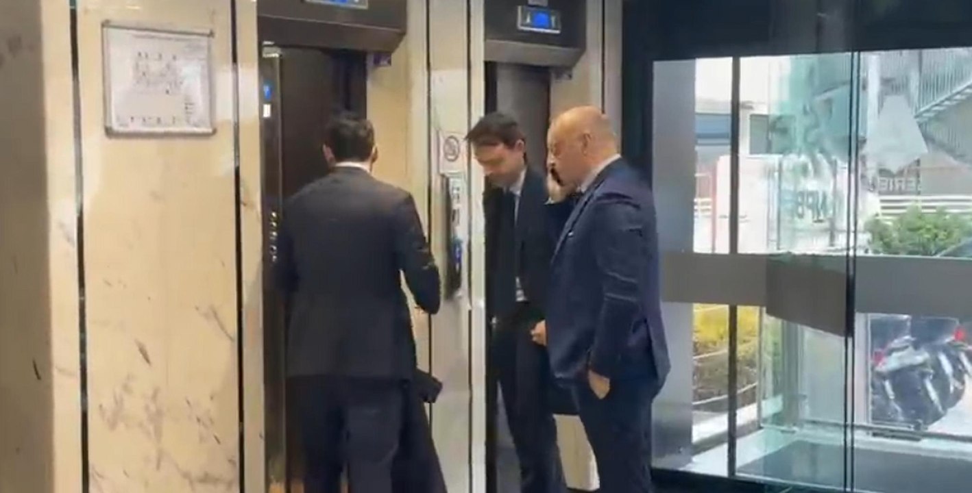 VIDEO FCIN1908 / Inter, l'arrivo di Marotta all'Assemblea di Lega