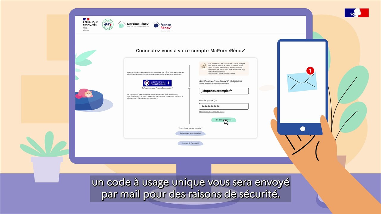 [TUTO] Rénovation par geste : créez votre compte avec une adresse mail