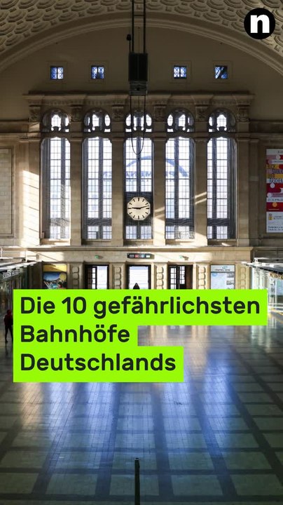 No Glomex Anzahl der Gewaltdelikte steigt: Messerattacken und Co. - die 10 gefährlichsten Bahnhöfe Deutschlands