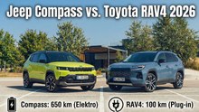 Jeep Compass 2026 oder Toyota RAV4 2026 – Kaufberatung