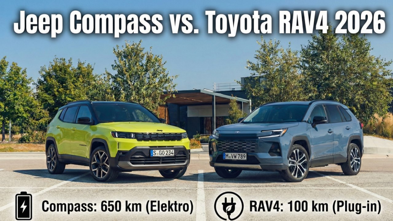 Jeep Compass 2026 oder Toyota RAV4 2026 – Kaufberatung