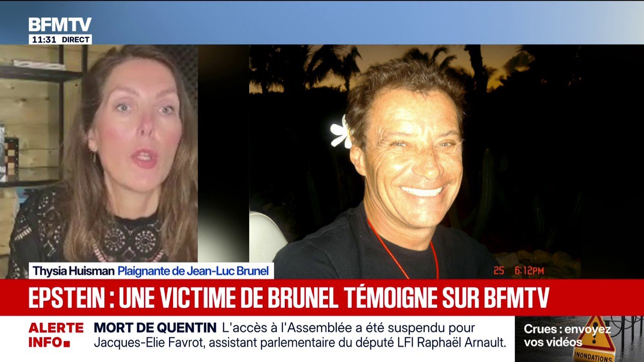 Affaire Jeffrey Epstein: "J'ai été présentée à Jean-Luc Brunel, j'avais seulement 18 ans", explique Thysia Huisman, victime de l'ancien agent de mannequins