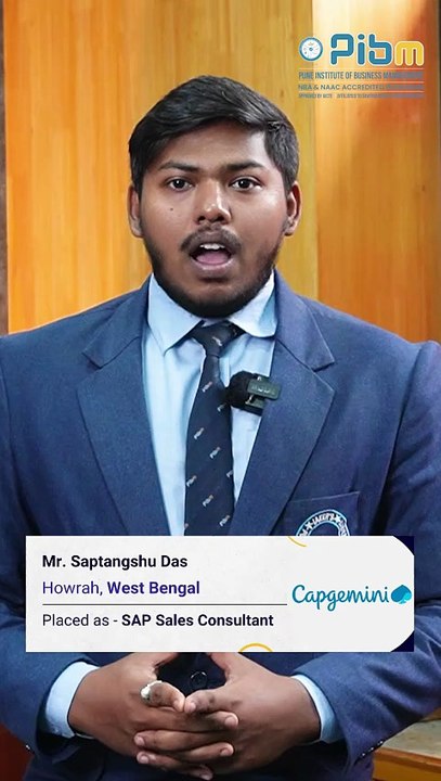 PIBM to Capgemini | MBA & PGDM Placements | Saptangshu Das Batch 2024–26
