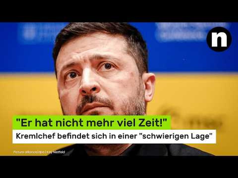 Wolodymyr Selenskyj: 'Er hat nicht mehr viel Zeit!' Kremlchef befindet sich in schwieriger Lage
