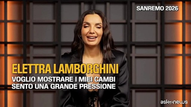 Sanremo, Elettra Lamborghini: quest'anno sento una grande pressione