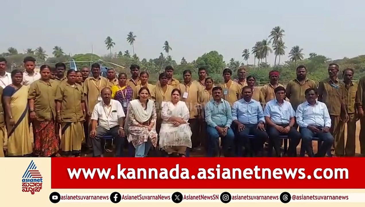 ಹಂಪಿ ಸ್ವಚ್ಛಗೊಳಿಸಿದ ಪೌರ ಕಾರ್ಮಿಕರಿಗೆ ಹೆಲಿಕಾಪ್ಟರ್ ಭಾಗ್ಯ! | Pourakarmika helicopter ride | Suvarna News