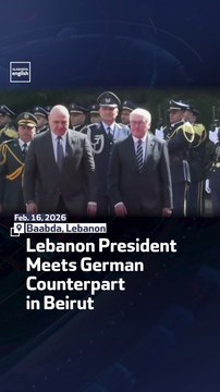 Lebanon President Meets German Counterpart in Beirut