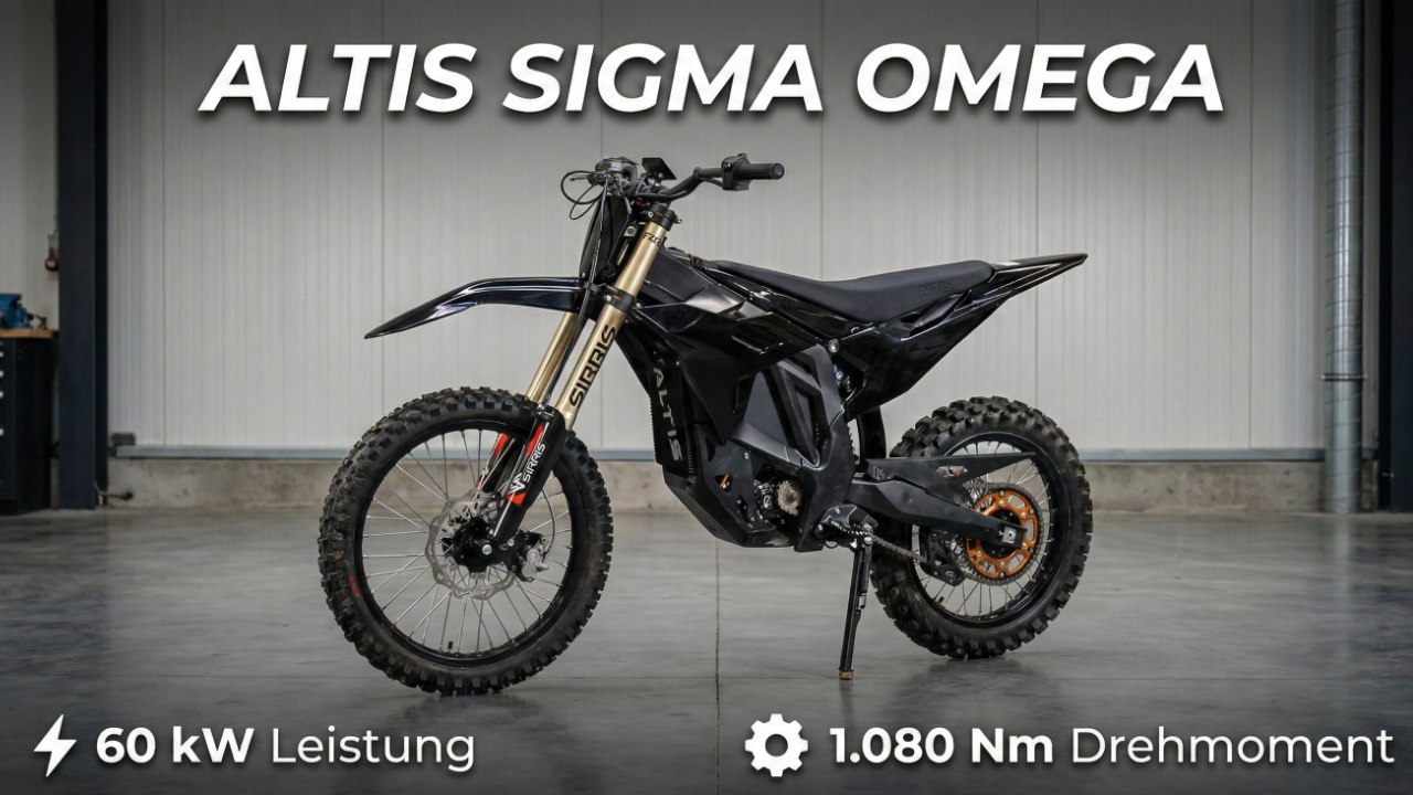 2026 Altis Sigma Omega Limited: High-Voltage-Bike zum Kampfpreis