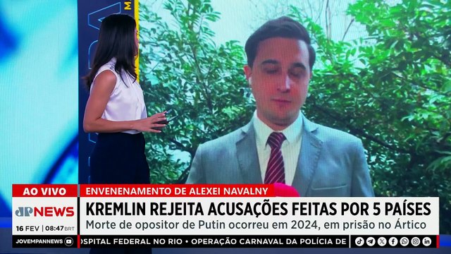 Kremlin nega acusação de envenenamento de Alexei Navalny