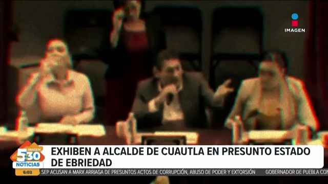 Exhiben a alcalde de Cuautla en presunto estado de ebriedad | Imagen Noticias 5:30