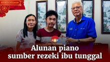 Alunan piano, sumber rezeki ibu tunggal pasca tragedi Covid-19