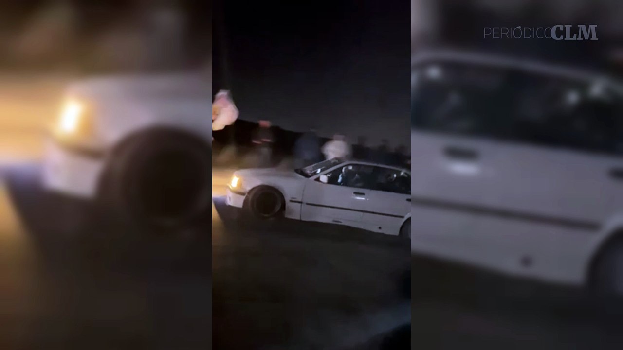 Detenido un conductor por causar un atropello múltiple durante una carrera ilegal en un polígono industrial de Toledo