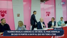 Tezanos regala a Sánchez el CIS ideal: el PSOE aventaja en casi 10 puntos a un PP al que Vox tiene a tiro
