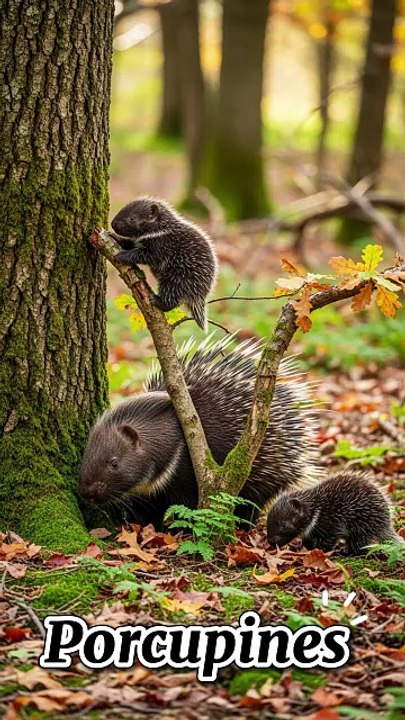 Porcupines – The Spiky Defenders of the Forest 🦔