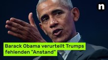 Rassistisches Video: Schweigen gebrochen - Barack Obama verurteilt Trumps fehlenden "Anstand"