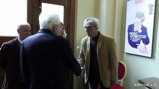 Mattarella a Torino per il centenario della morte di Piero Gobetti