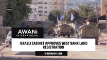 Israeli cabinet approves West Bank land registration