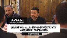 Allies step up support as Kyiv seeks security guarantees
