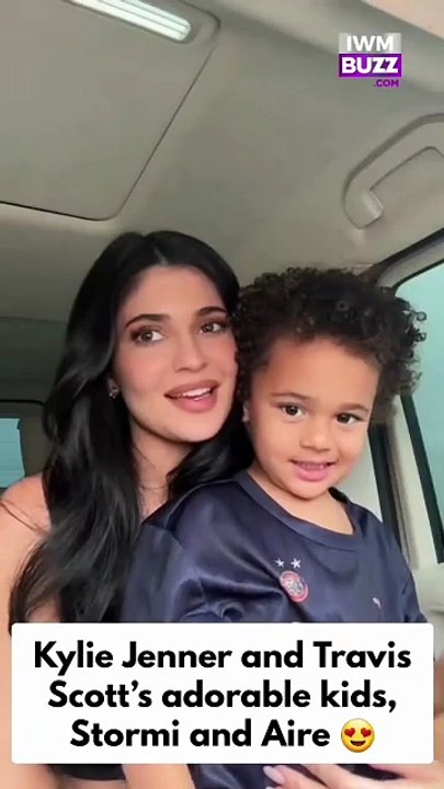 Hollywood couple Kylie Jenner and Travis Scott’s adorable kids, Stormi and Aire