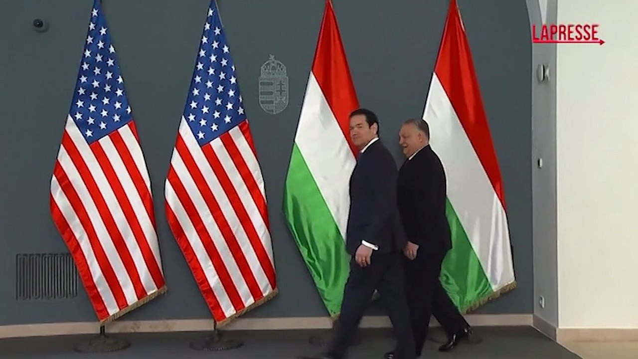 Marco Rubio a Budapest, incontro col premier ungherese Orban