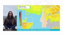 Chuva e vento forte regressam a Portugal Continental