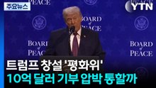 트럼프식 유엔 '평화위'...10억 달러 기부 압박 통할까? / YTN