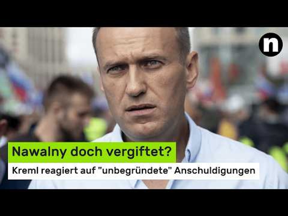 Wladimir Putin: Nawalny doch vergiftet? Kreml reagiert auf 'unbegründete' Anschuldigungen