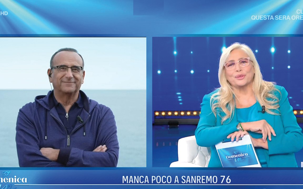 Carlo Conti: «Andrea Bocelli superospite della serata finale di Sanremo»