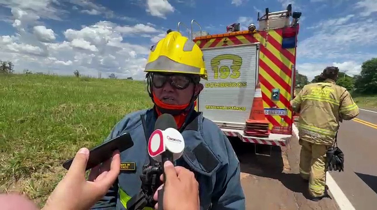 Acidente mata motorista e deixa passageira em estado grave na PR-323, em Umuarama