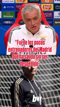 Mourinho saca pecho de su paso por el Real Madrid