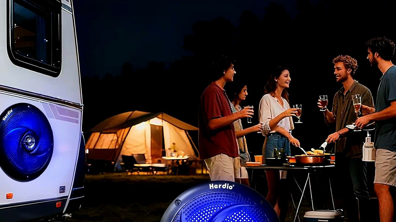 Herdio 5.25 Inch 160W Waterproof Marine Speakers Review