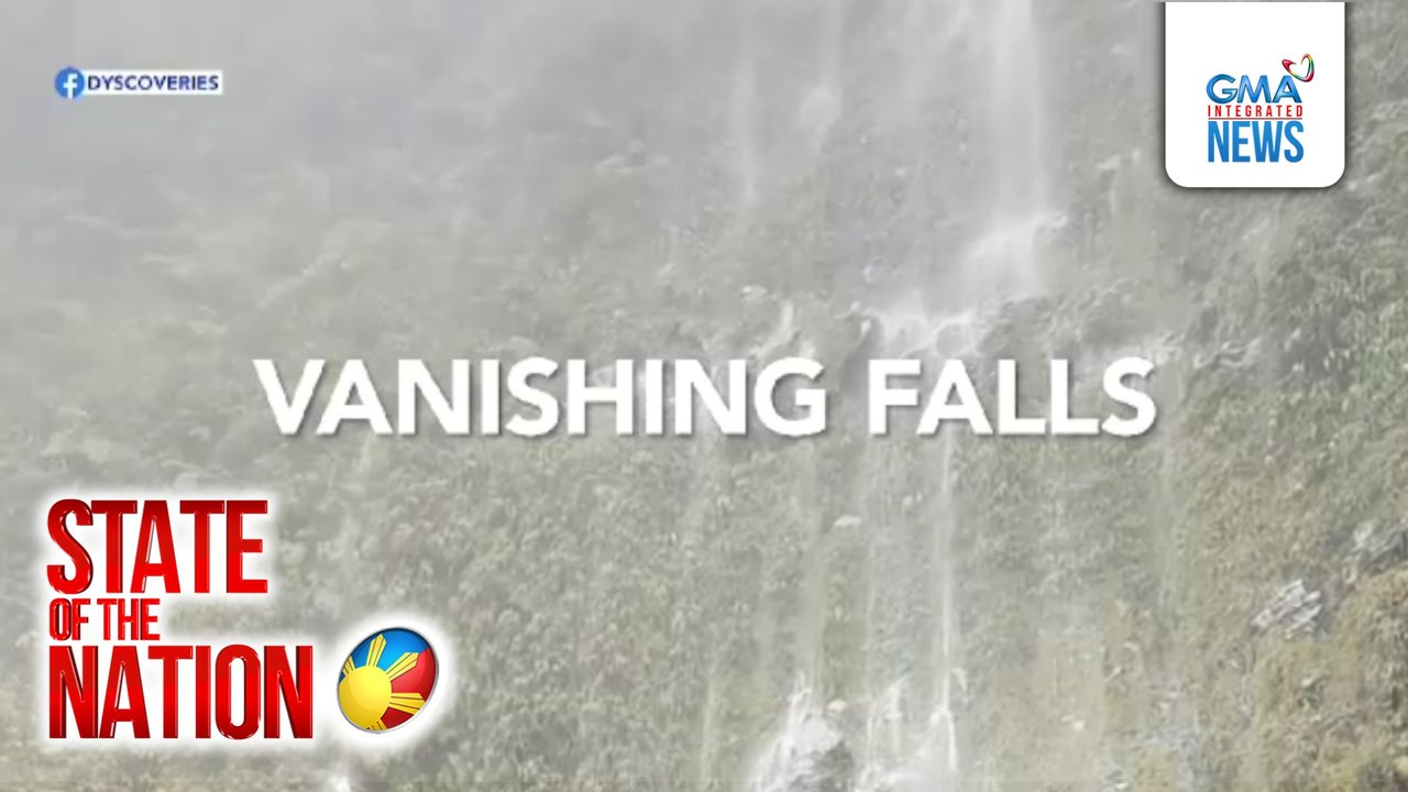 “Vanishing Falls” ng Mt. Masaraga, lumilitaw sa ulan | SONA