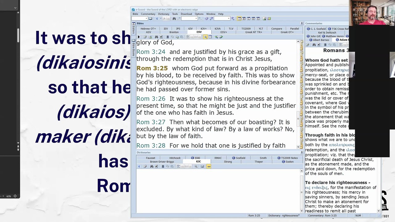 Romans 3:26-4:3 - Faith and Righteousness