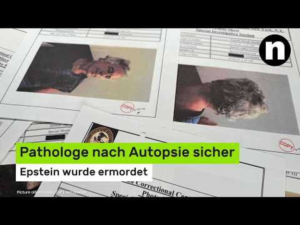 Jeffrey Epstein: Pathologe nach Autopsie sicher - Epstein wurde ermordet
