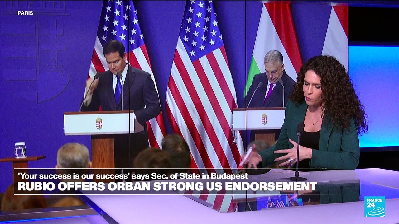 Rubio meets with pro-Trump allies Orban and Fico on Europe trip