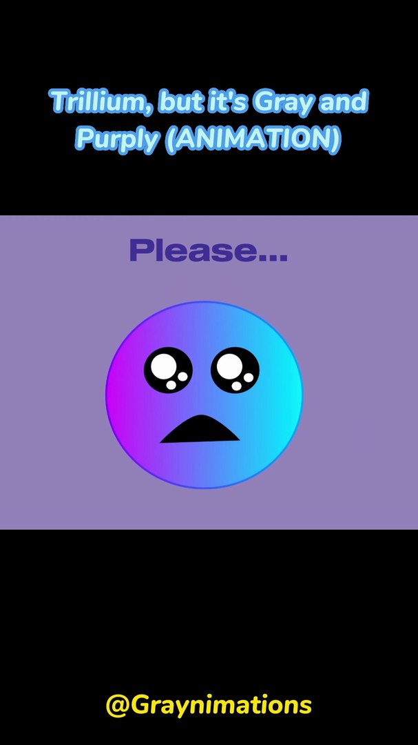 ⁣Trillium, but it's Gray and Purply 🌼 (ANIMATION MEME)