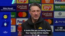 Dortmund 'have solutions ready' - Kovac on centre-back injury crisis